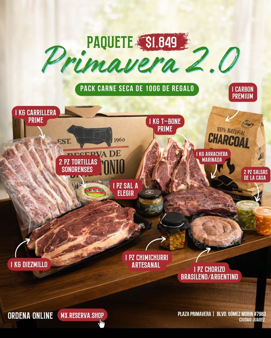Paquete Primavera 2.0 — $1,849