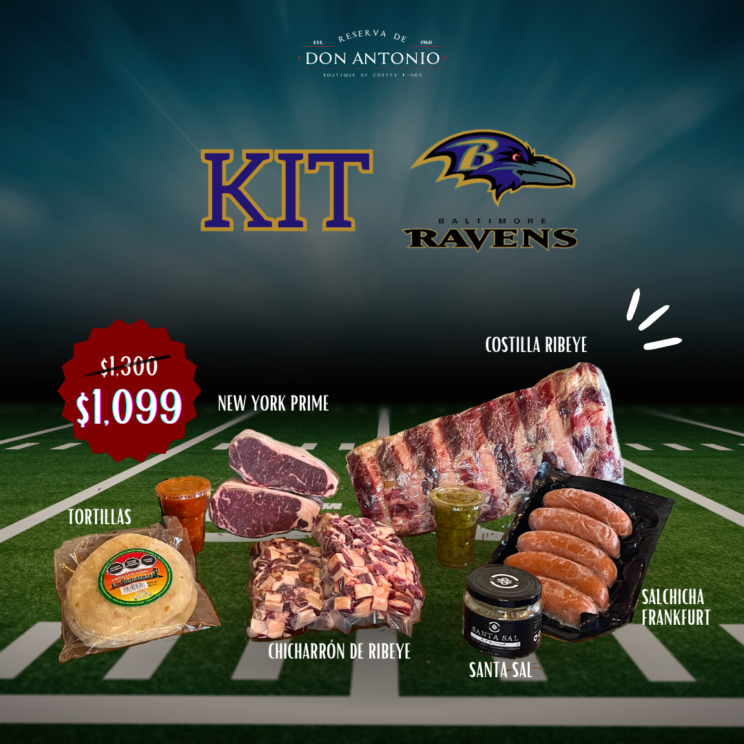 Kit de Asador - Ravens - Superbowl 2024