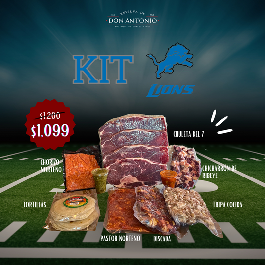 Kit de Asador - Lions - Superbowl 2024