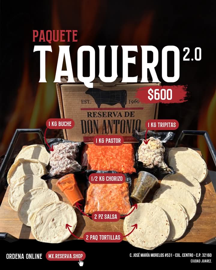 PAQUETE TAQUERO 2.0