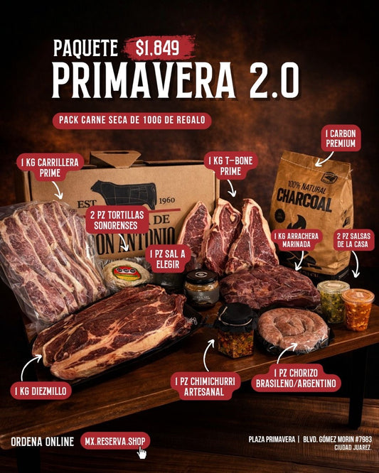 Paquete Primavera 2.0 — Semana Santa 2026 — $1,849 — Fondo oscuro